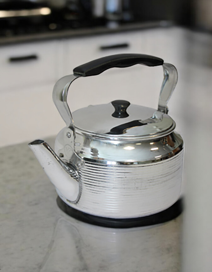 

Чайник для плиты алюминиевый, 4 л, Серебристый