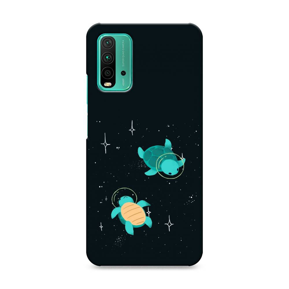 

Пластиковый чехол "Черепашки космонавты" на Xiaomi Redmi 9T, 39820-3