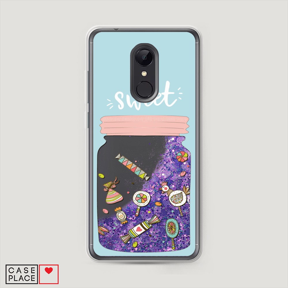 

Чехол Awog на Xiaomi Redmi 5 "Конфетки в банке", Разноцветный, 33092-1