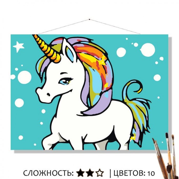 

Картина по номерам Selfica Звездочка 20х16 см, Звездочка
