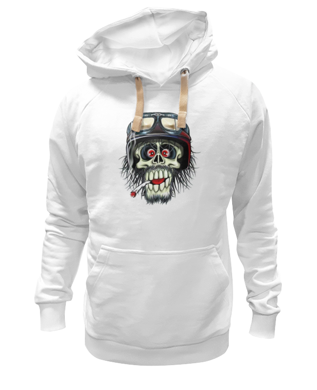 

Худи унисекс Printio Skull art белое L, Белый, Skull art