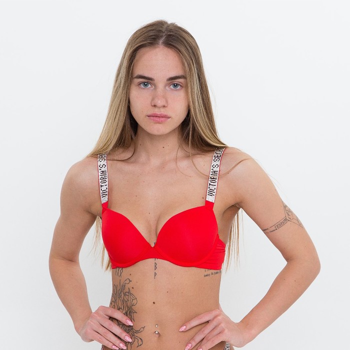 

Бюстгальтер женский No Brand 9099445 красный, 9099445