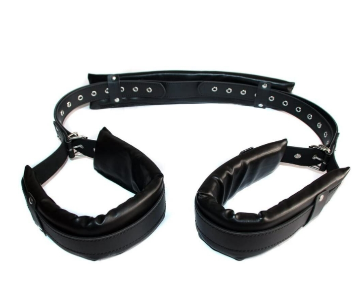 Поддержка для бедер Eroticon кожаная черная