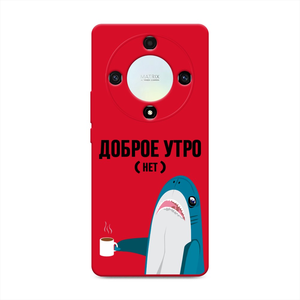 

Чехол Awog на Honor X9A "Доброе утро", Синий;белый;черный, 6120853-1