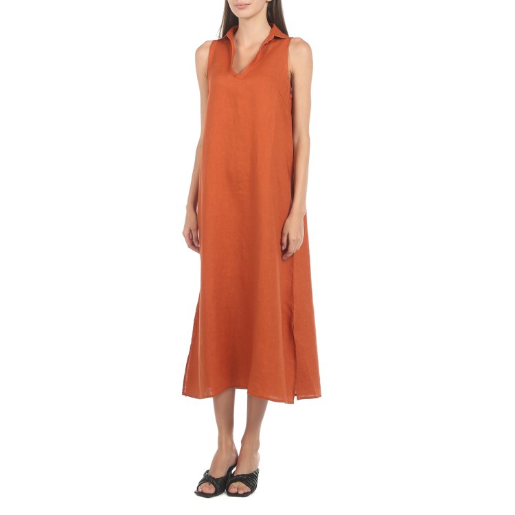 

Платье женское Maison David DRESS-2 коричневое M, Коричневый, DRESS-2