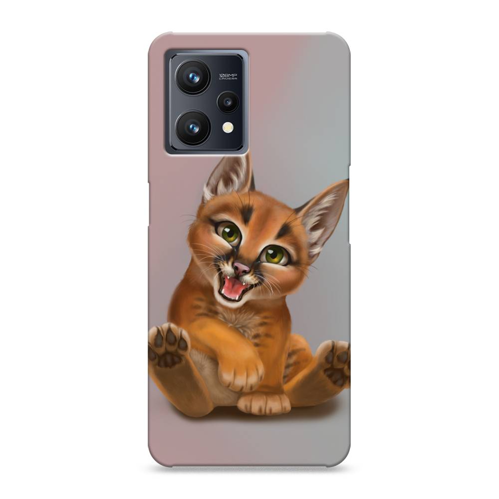 

Пластиковый чехол "Малыш рыси" на Realme 9 Pro Plus, 258720-1