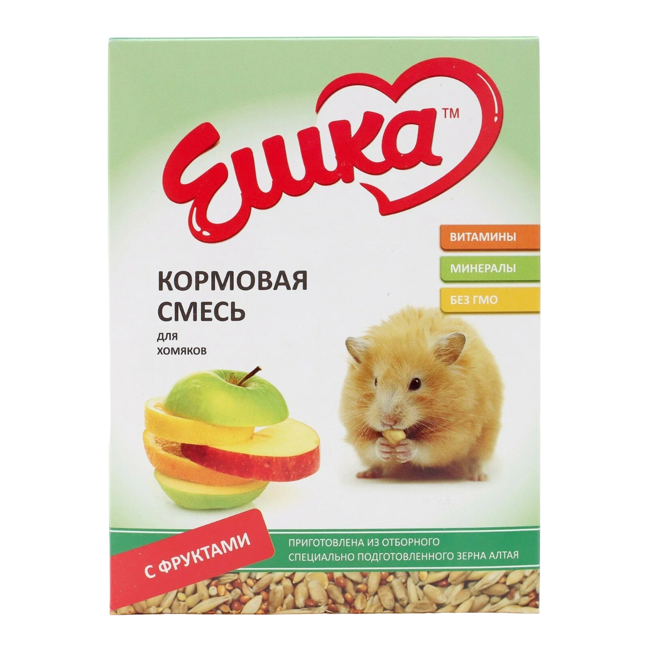 

Кормовая смесь для хомяков ЕШКА с фруктами, 450 г
