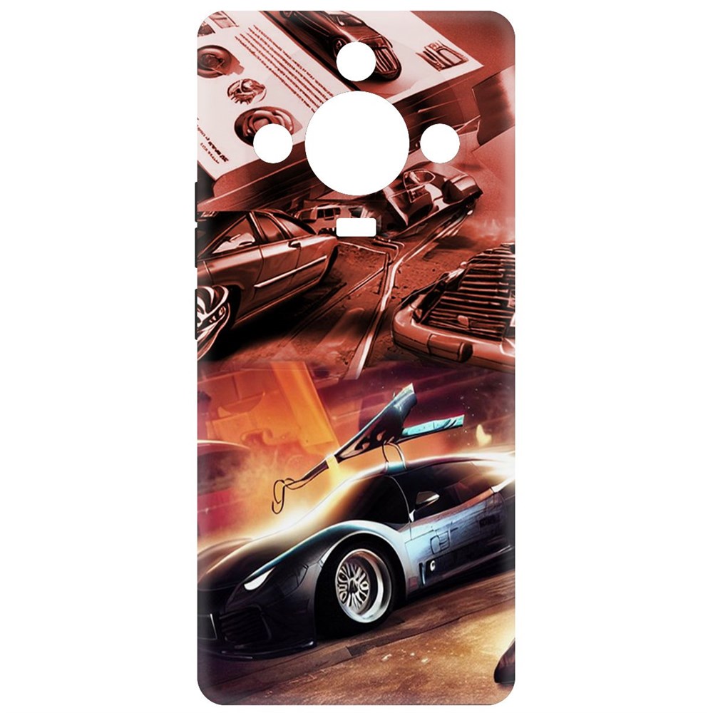 

Чехол-накладка Krutoff Soft Case Автодинамика для Realme 11 Pro+ черный