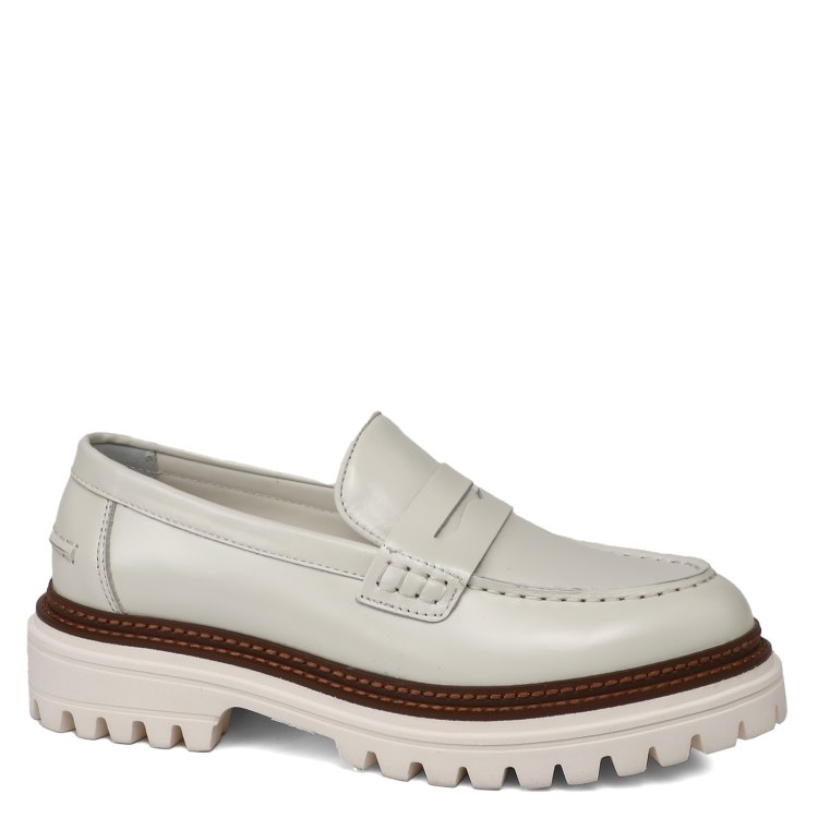 

Лоферы женские Tendance TM3009-1 белые 37 EU, Белый, TM3009-1