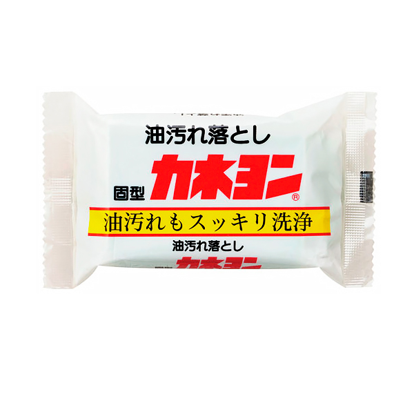 фото Kaneyo хозяйственное мыло с абразивами, для удаления масляных пятен с ароматом мяты,110 г