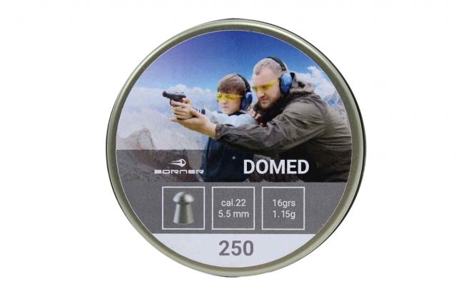 Пневматические пули Borner Domed 5,5 мм 1,15 грамма (250 штук)