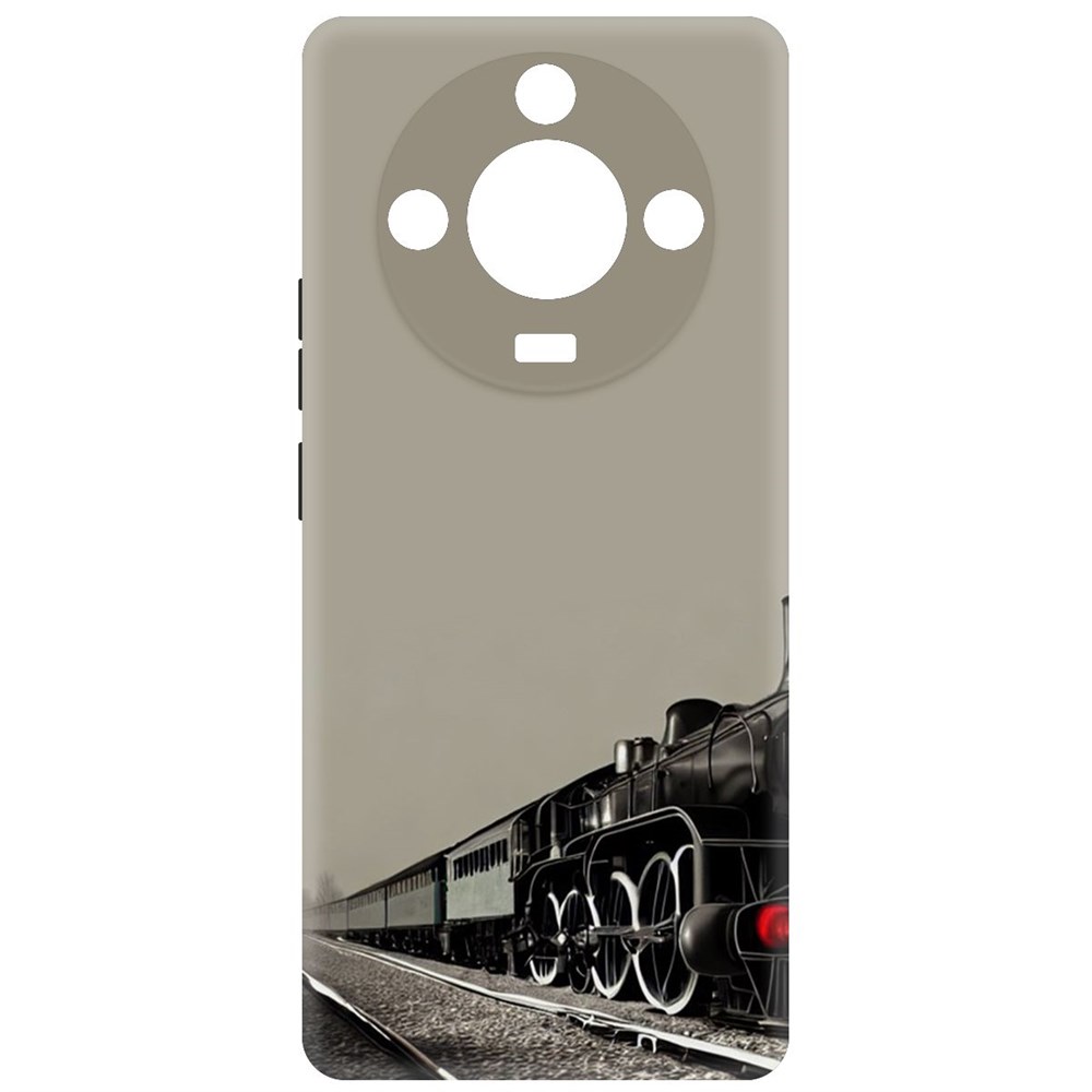 

Чехол-накладка Krutoff Soft Case Паровоз для Realme 11 Pro+ черный