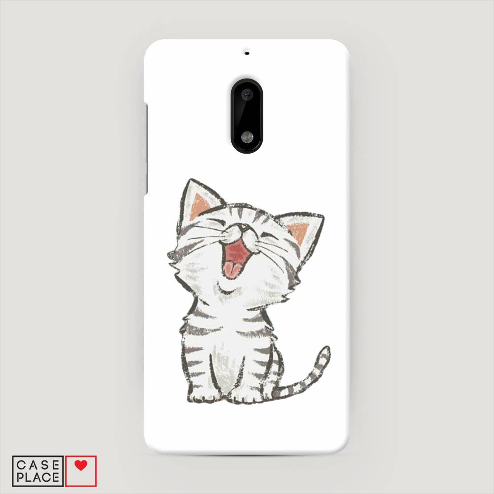 

Чехол Awog "Котенок рисованный" для Nokia 6, 120320-1
