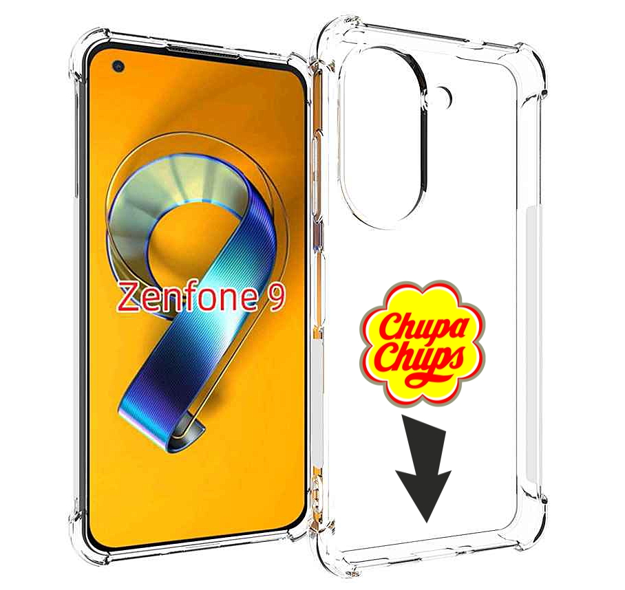 Чехол MyPads чупа чупс для Asus Zenfone 9 (AI2202)