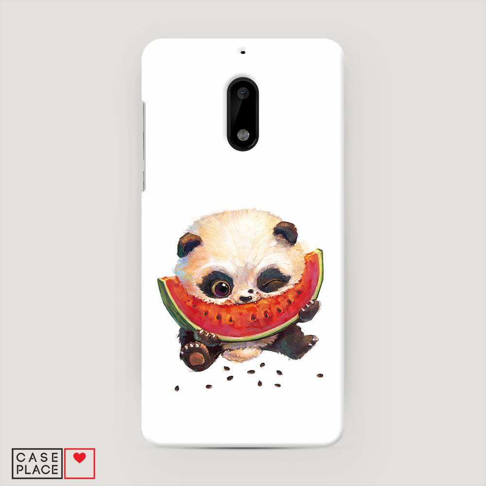 

Чехол Awog "Малыш панды с арбузом" для Nokia 6, 120320-1