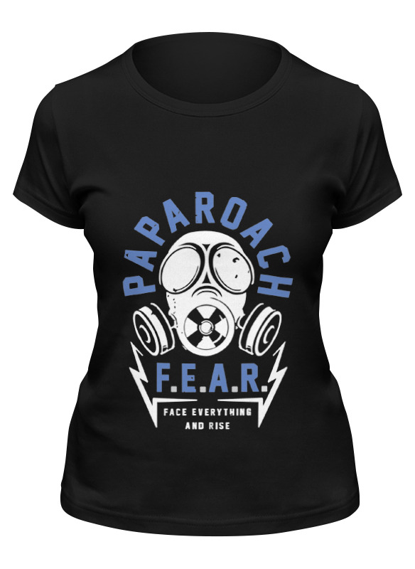 

Футболка женская Printio Papa roach черная 2XL, Черный, Papa roach