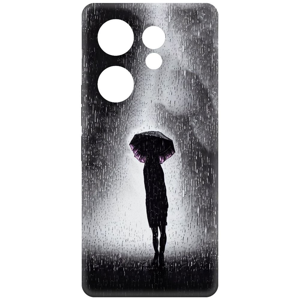

Чехол-накладка Krutoff Soft Case Ночная крипота для Tecno Camon 20 Premier черный