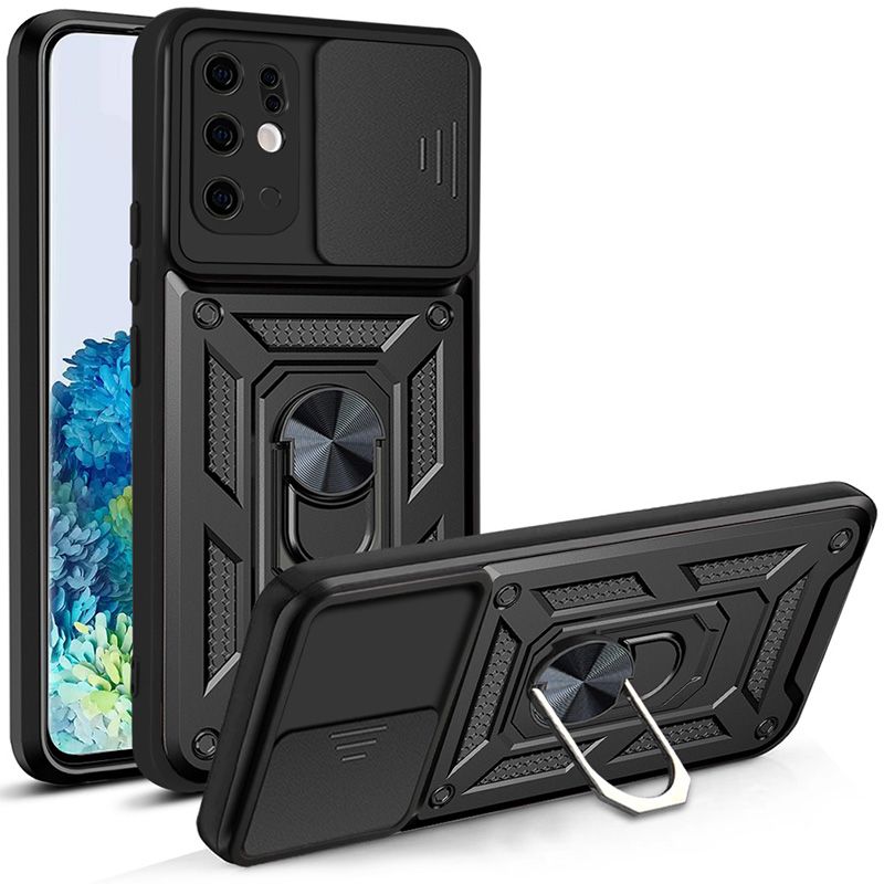 

Чехол с кольцом Bumper Case для Samsung Galaxy S20+ (черный)