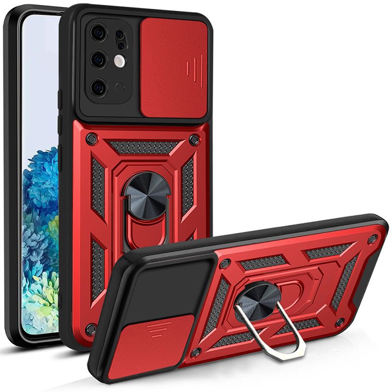 

Чехол с кольцом Bumper Case для Samsung Galaxy S20+ (красный)