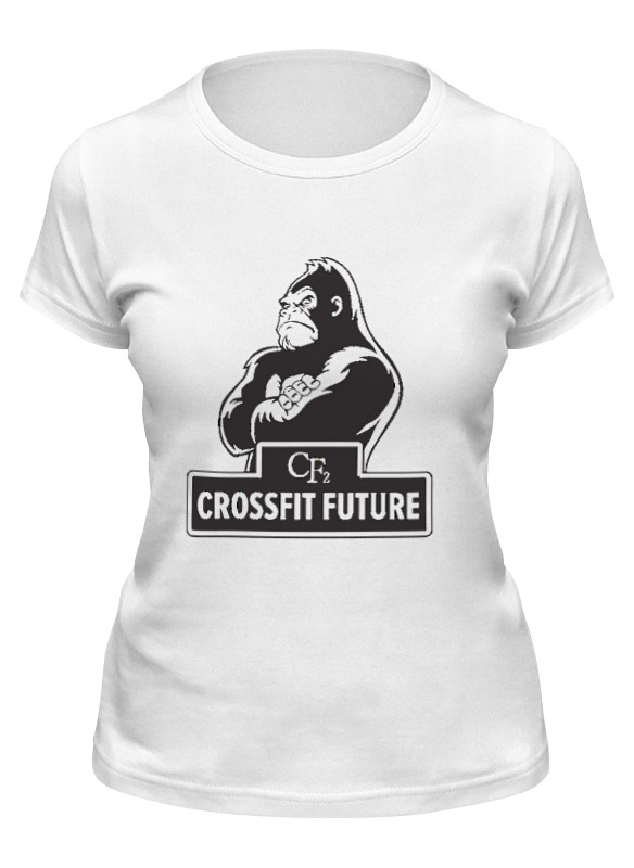 

Футболка женская Printio Crossfit / кроссфит белая 2XL, Белый, Crossfit / кроссфит