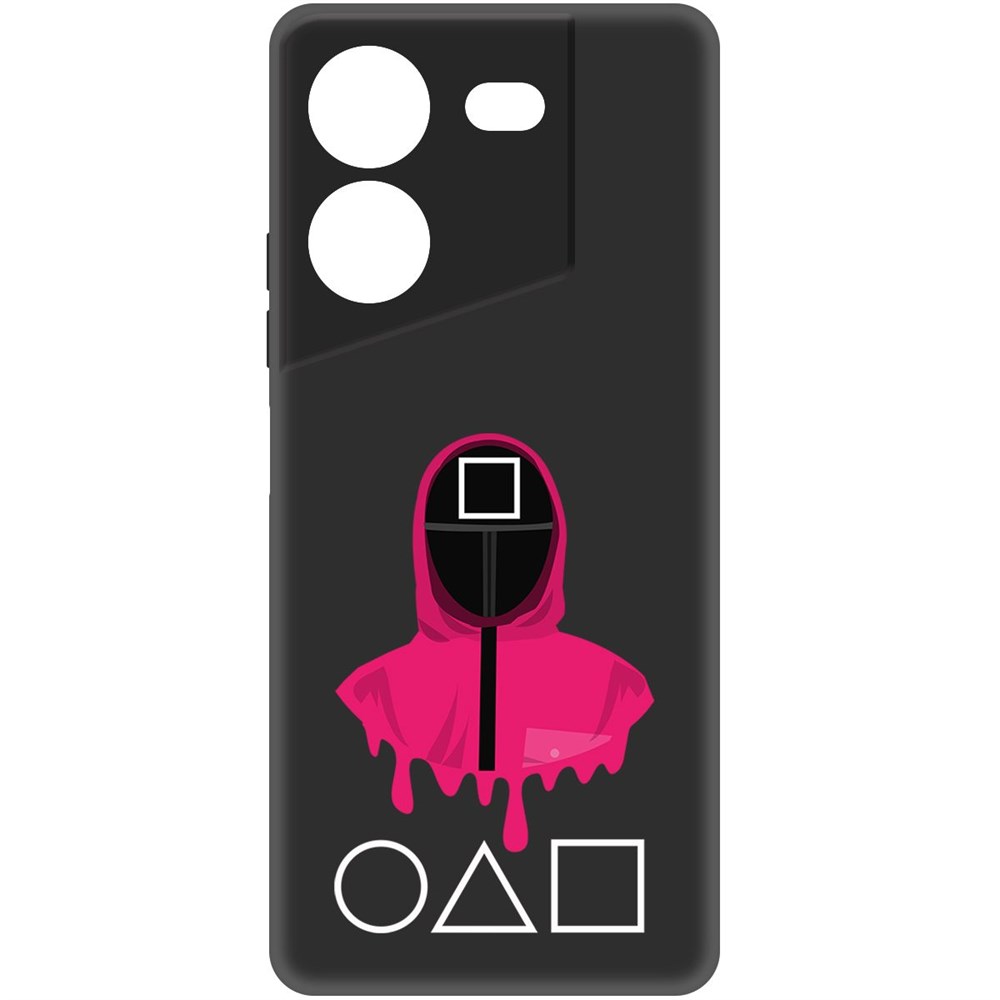 

Чехол-накладка Krutoff Soft Case Игра в кальмара-Начальник для Tecno Pova 5 черный