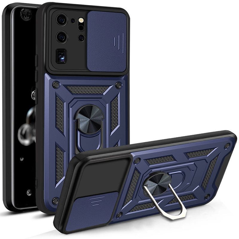 

Чехол с кольцом Bumper Case для Samsung Galaxy S20 Ultra (синий)