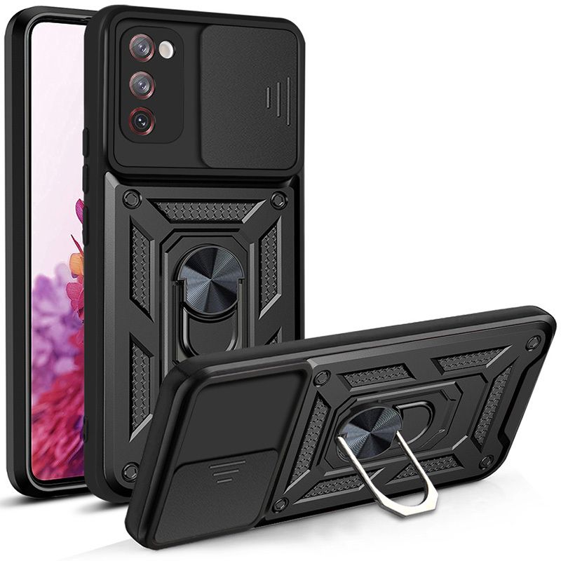 

Чехол с кольцом Bumper Case для Samsung Galaxy S20 FE (черный)