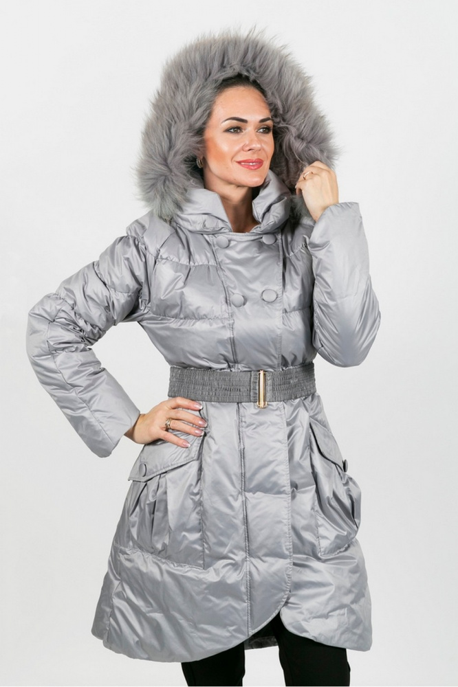 

Пальто женское Nicoletttai AW1403 серое 42, AW1403