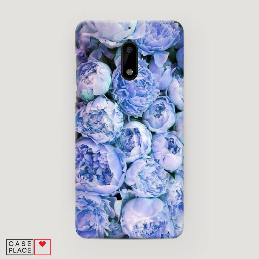 

Чехол Awog "Пионы голубые" для Nokia 6, 120320-6