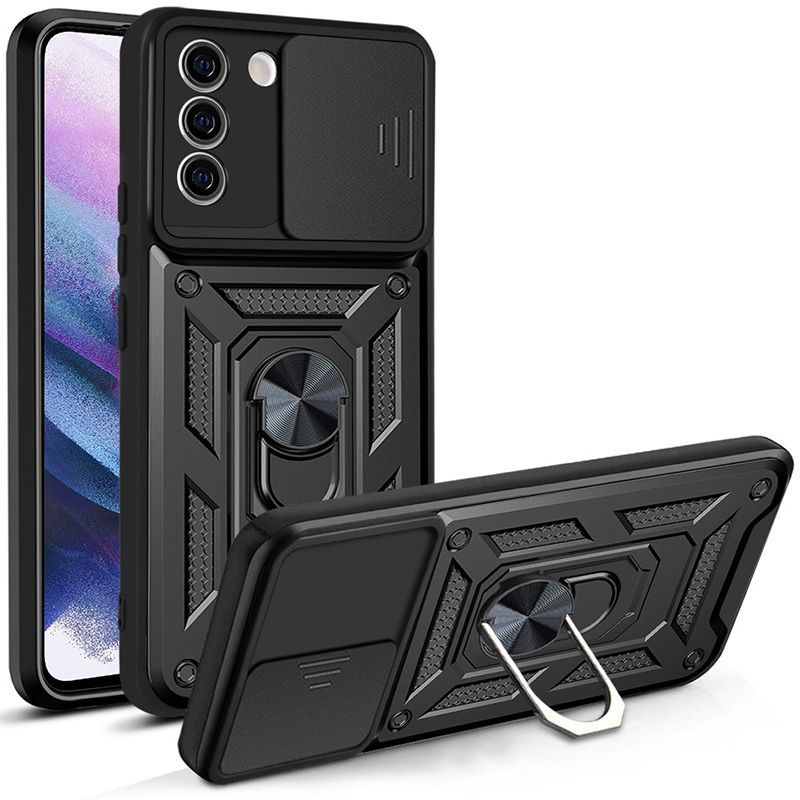 

Чехол с кольцом Bumper Case для Samsung Galaxy S21 (черный)