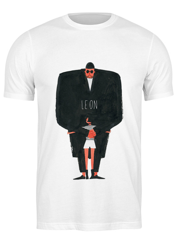 

Футболка мужская Printio Леон / leon белая S, Белый, Леон / leon