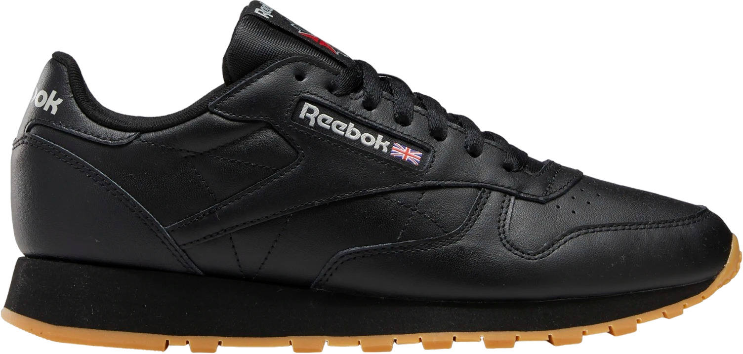 

Кроссовки мужские Reebok Classic Leather черные 12 US, Черный, Classic Leather