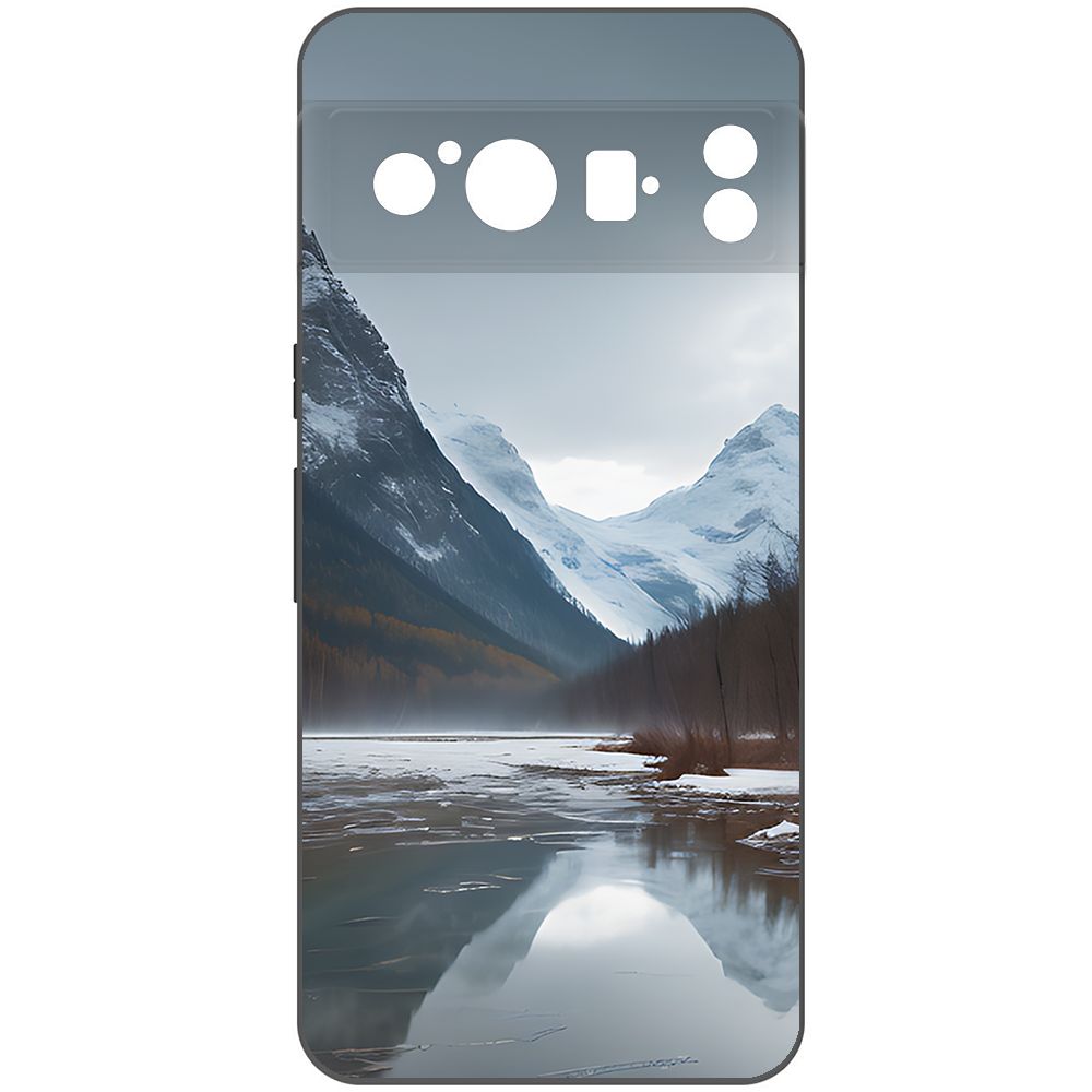 

Чехол-накладка Krutoff Soft Case Весенняя оттепель для Google Pixel 8 Pro черный
