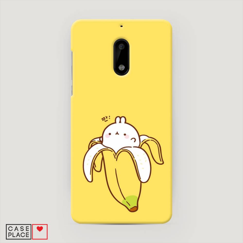 

Чехол Awog "Зайчик-бананчик" для Nokia 6, 120320-1