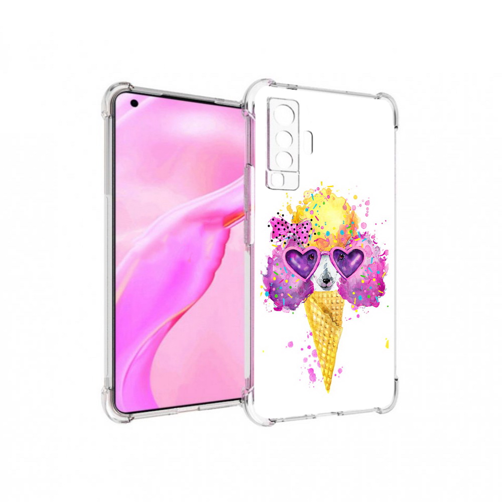 

Чехол MyPads Tocco для Vivo X50 Рожок (PT226969.391.146), Прозрачный, Tocco