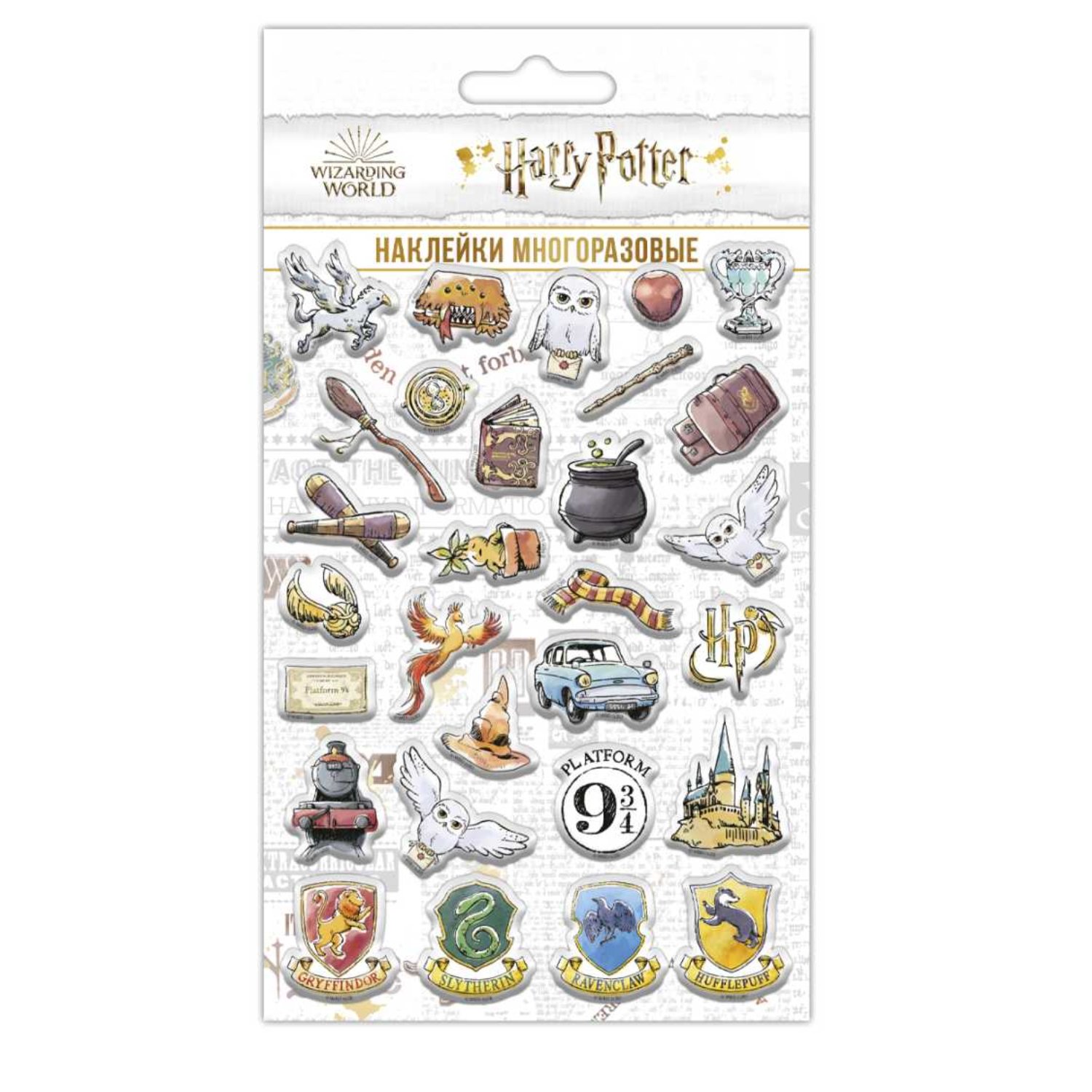 

Наклейки PrioritY Harry Potter 3 многоразовые 11 х 20 см