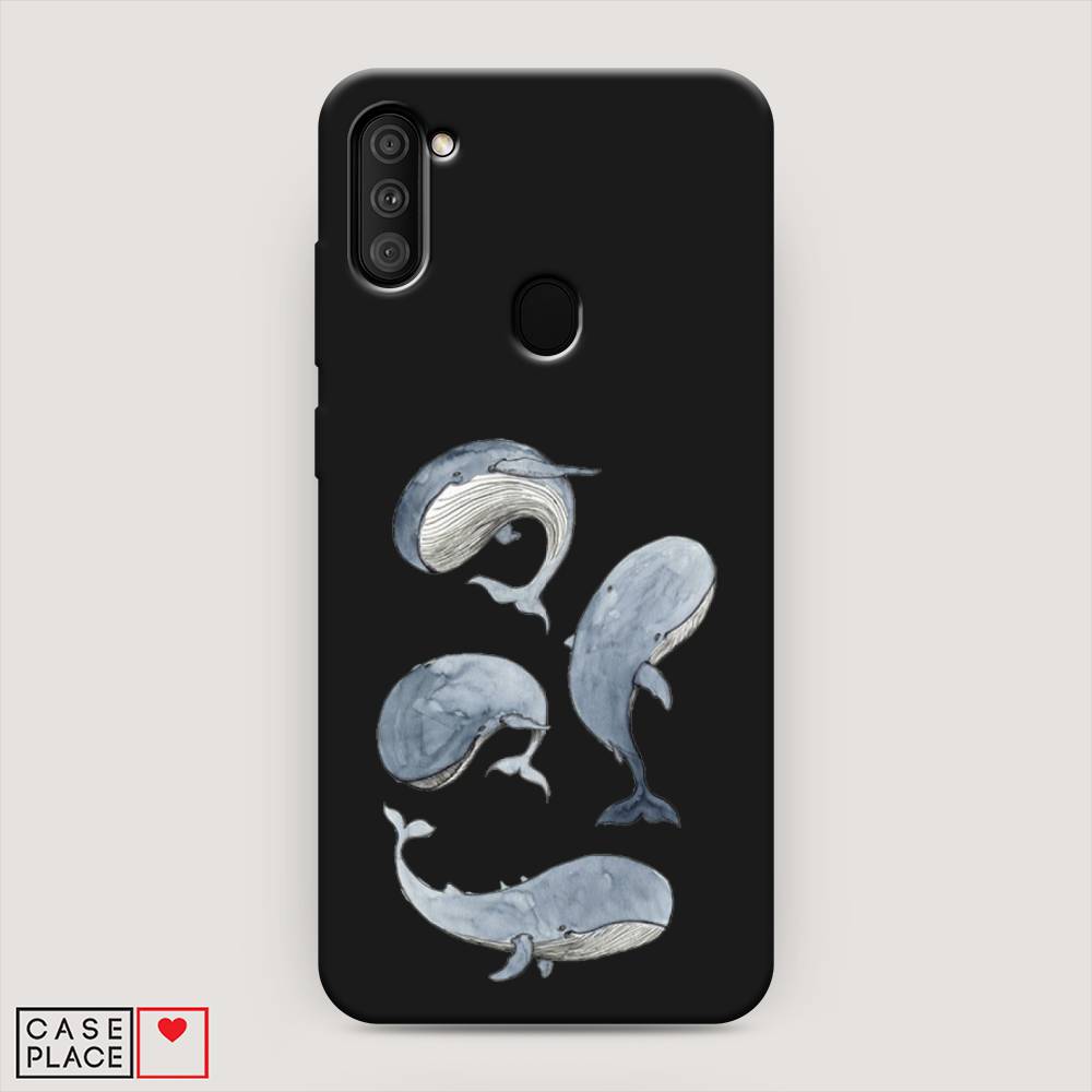 

Чехол Awog на Samsung Galaxy M11 / Самсунг M11 "Киты", Разноцветный, 2100652-1