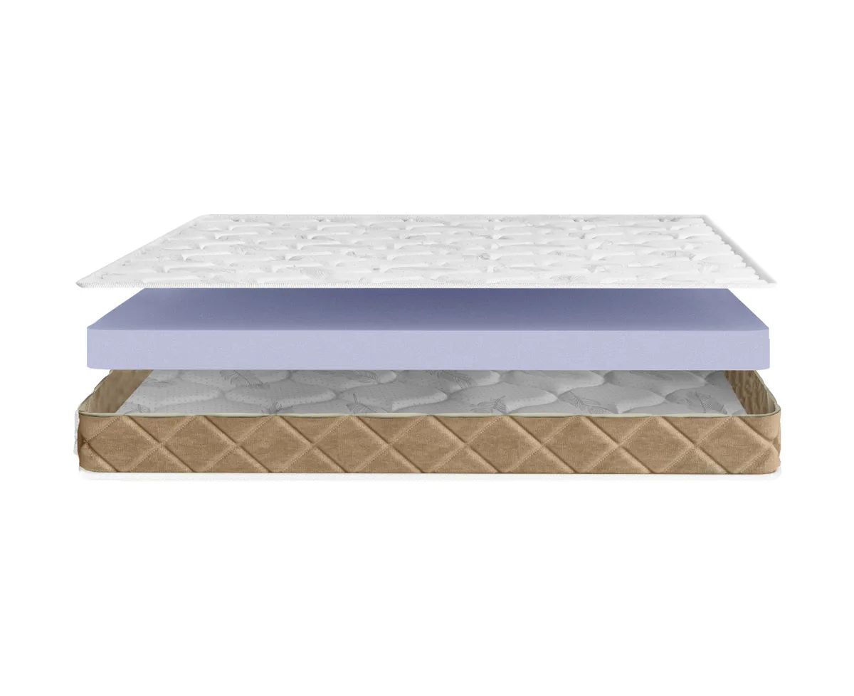 

Матрас топпер 155х195 DAVI SLEEP Forma + двухсторонний, высота 6 см, Белый, Forma +