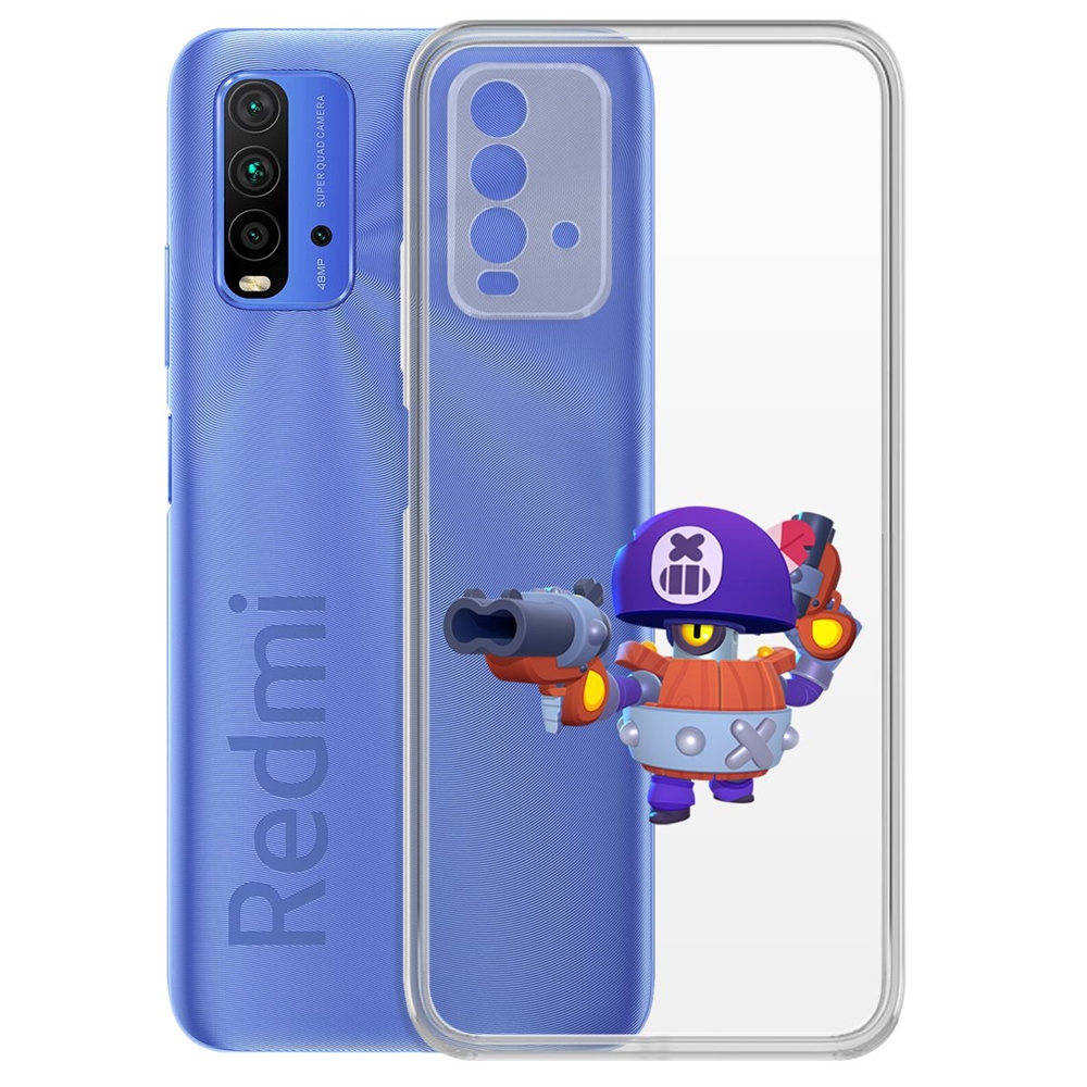 

Чехол-накладка Brawl Stars-Дэррил для Xiaomi Redmi 9T