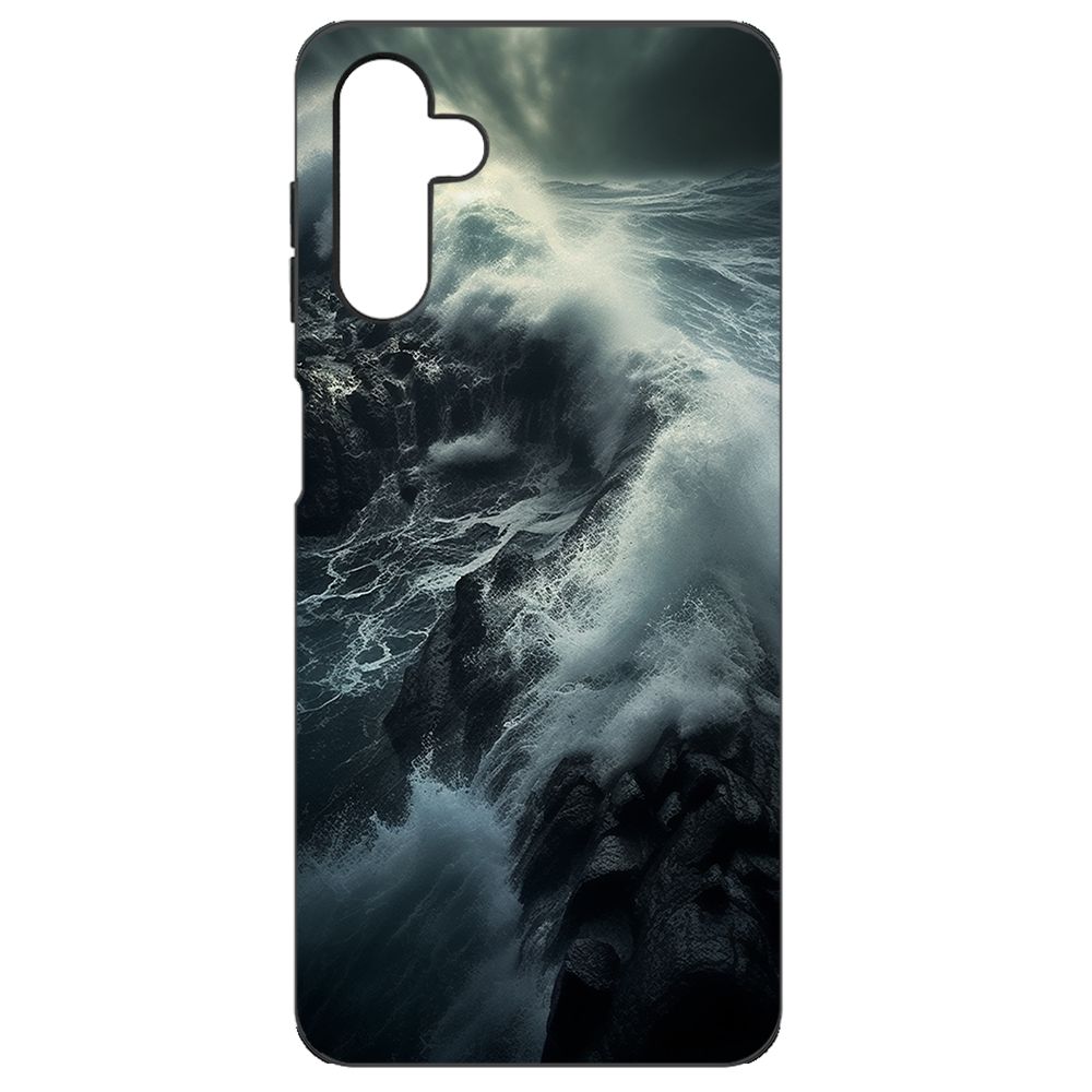 

Чехол-накладка Krutoff Soft Case Шторм для Samsung Galaxy A13 5G (A136) черный