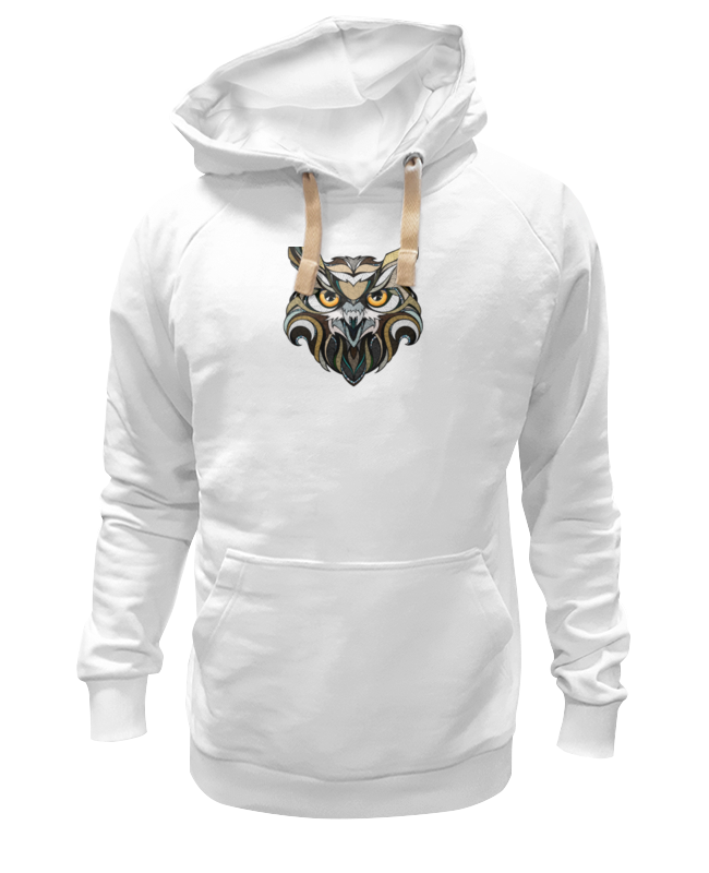 

Худи унисекс Printio Сова (owl) белое L, Белый, Сова (owl)