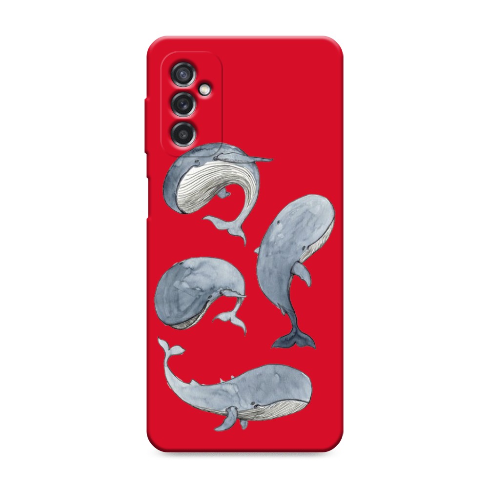 

Чехол Awog на Samsung Galaxy M52 / Самсунг M52 "Киты", Разноцветный, 2104353-1
