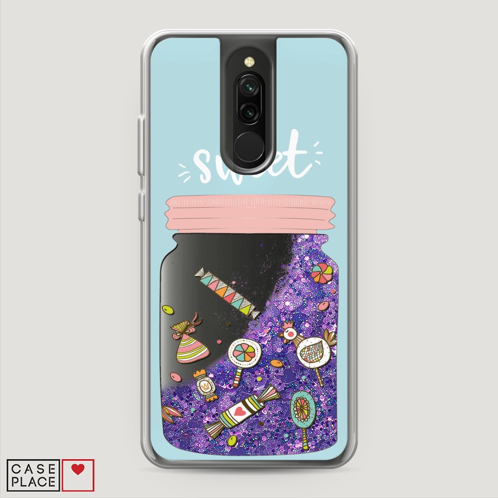 

Чехол Awog на Xiaomi Redmi 8 "Конфетки в банке", Разноцветный, 37192-1