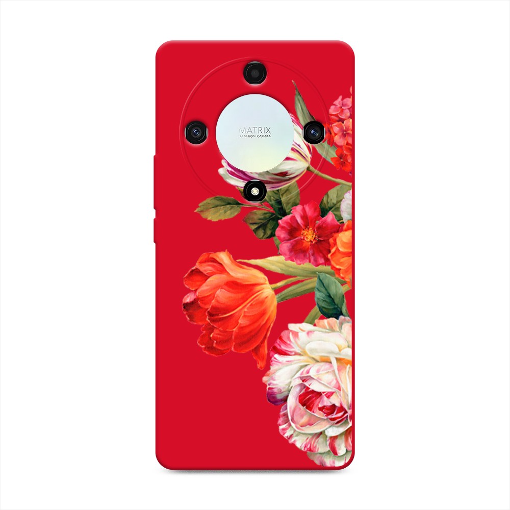 

Чехол Awog на Honor X9A "Весенний букет", Красный;розовый;зеленый, 6120853-1