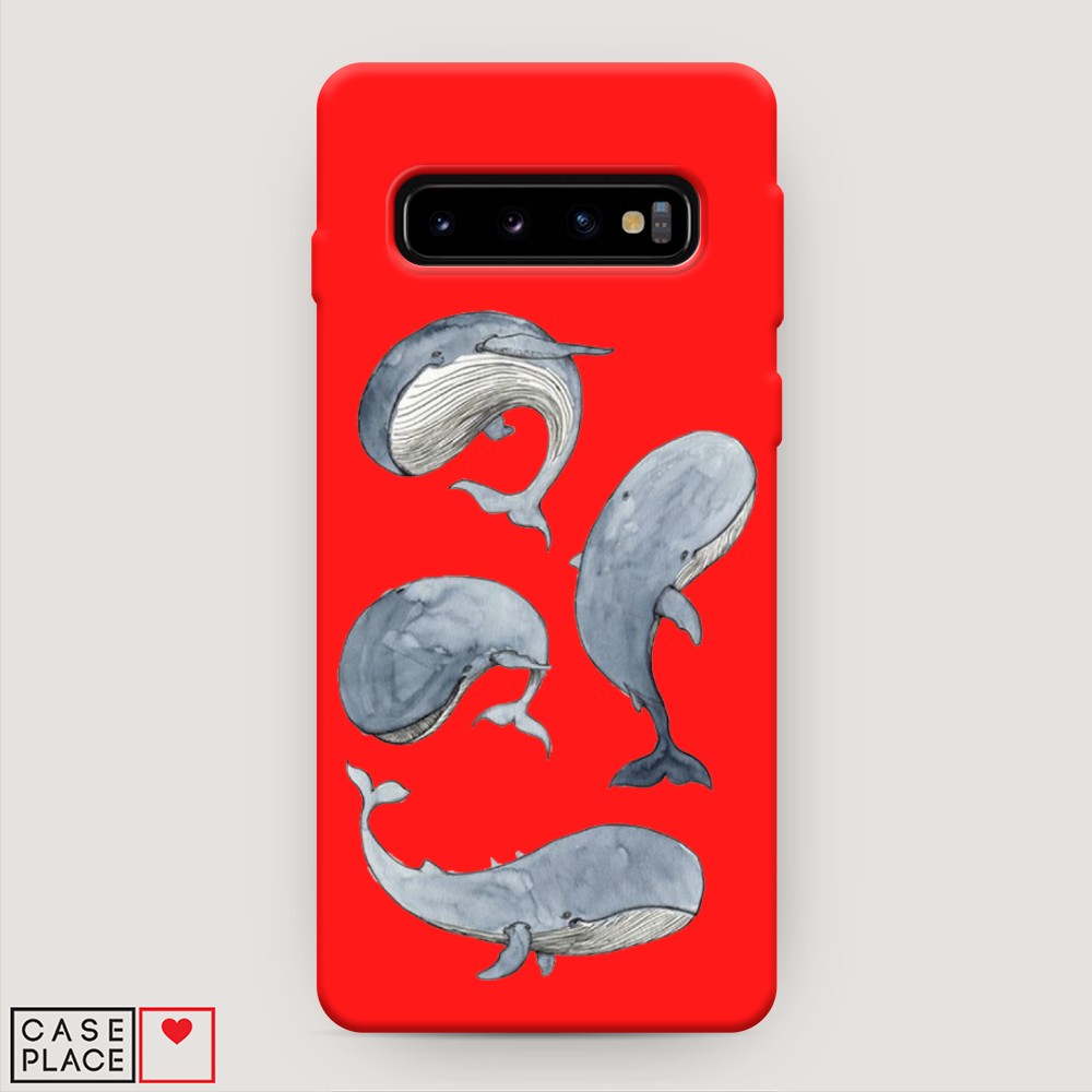 

Чехол Awog на Samsung Galaxy S10 + "Киты", Разноцветный, 27153-1