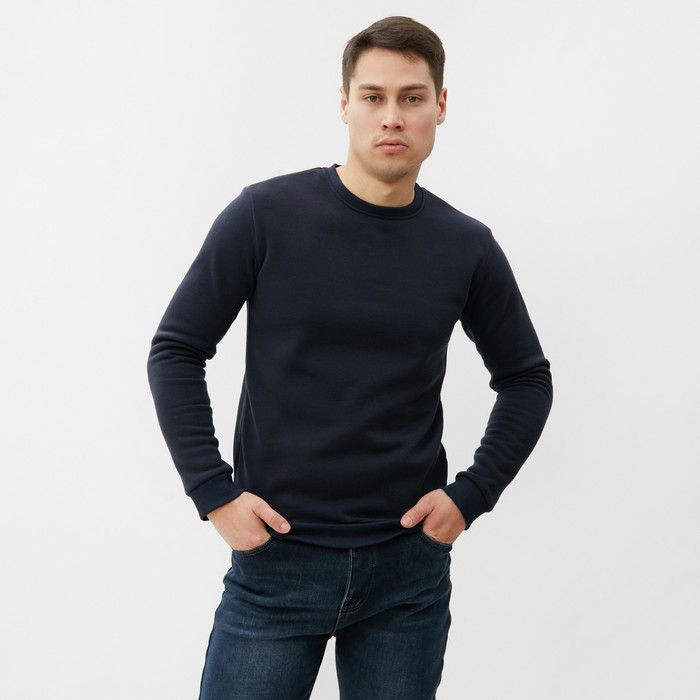 

Свитшот мужской No Brand 10145122 синий 50 RU, 10145122