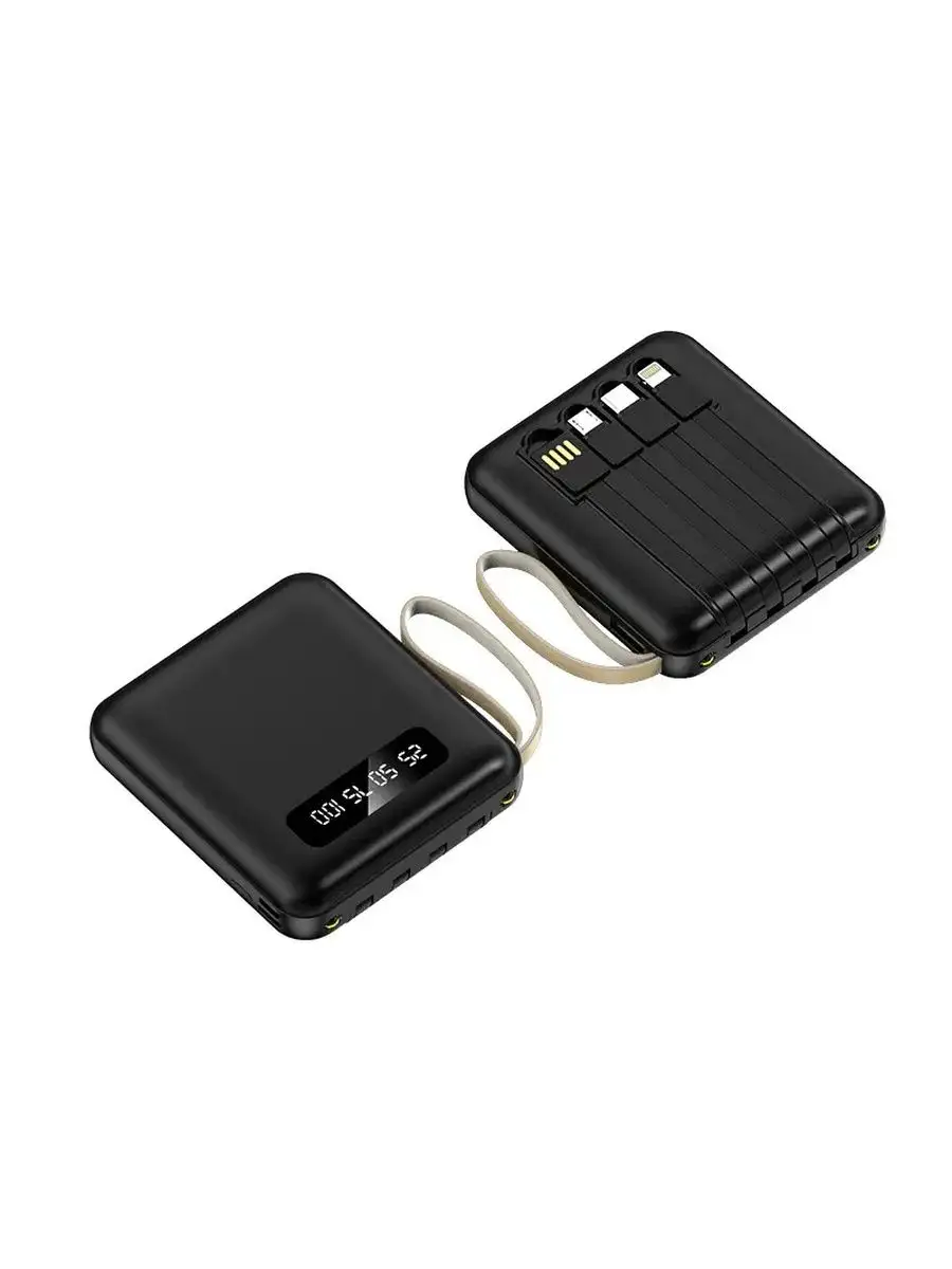 

Внешний аккумулятор NoBrand PowerBank3USB черный, PowerBank3USB