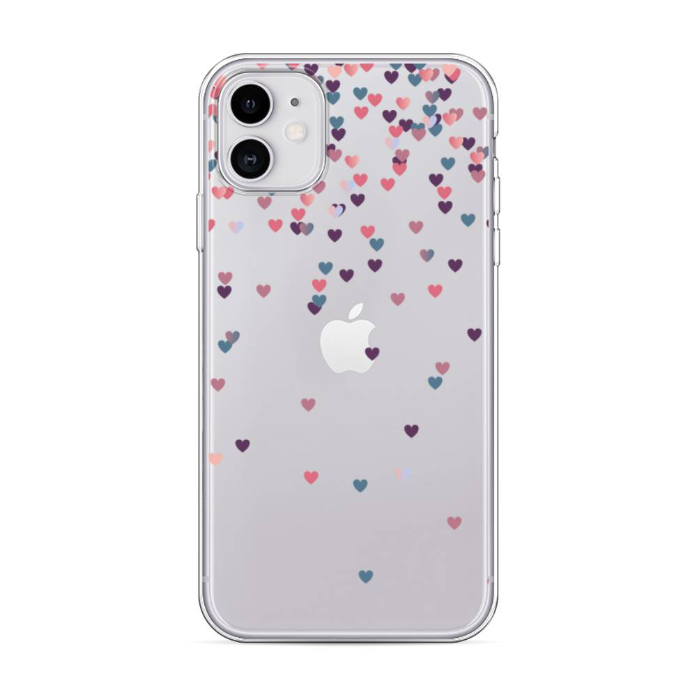 

Чехол Awog для Apple iPhone 11 "Посыпка сердечки"