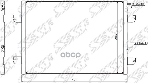 

Радиатор Кондиционера Renault Logan 08- Sat арт. ST-DC01-394-A0