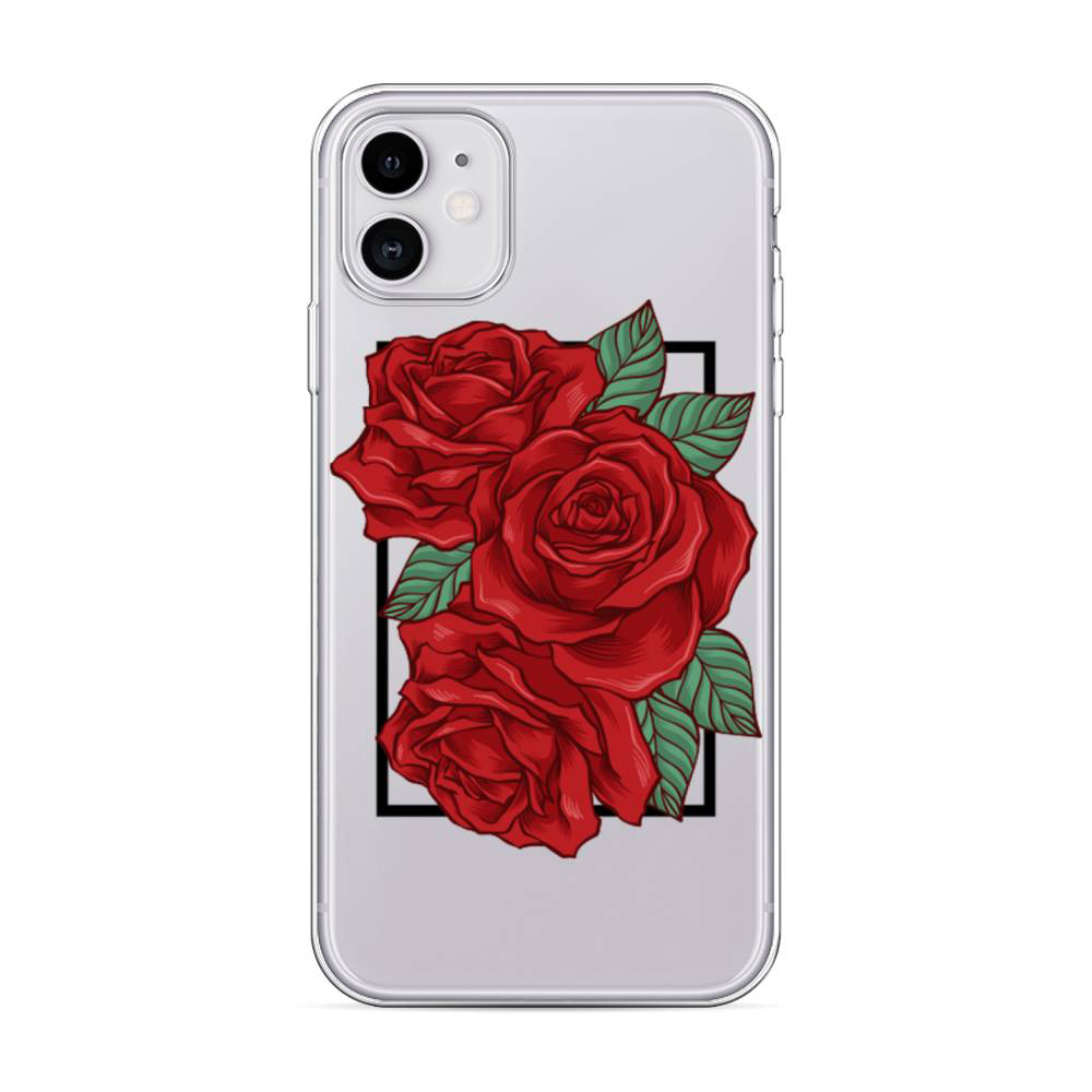 

Чехол Awog для Apple iPhone 11 "Три алые розы"